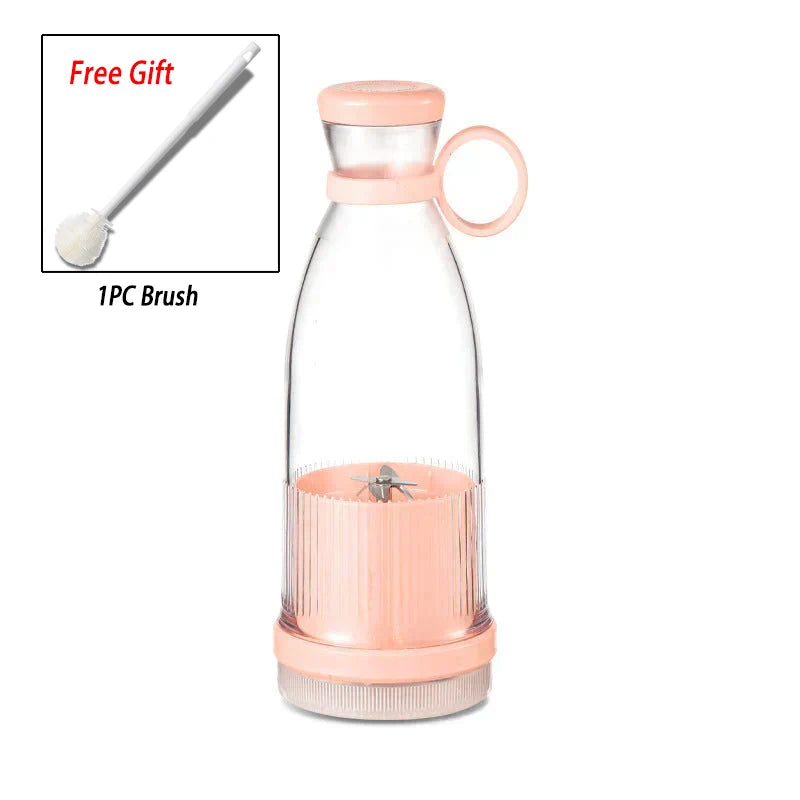 420ML Electric Juicer Cup Portable Juicer Mixer Usb Charge Fresh Fruit Juice Personal Blender Smoothie Ice Maker For Travel