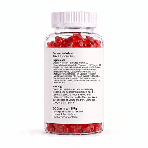 Hair, Skin & Nails Gummies – 60 Gummies